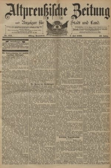 Altpreussische Zeitung, Nr. 154 Sonnabend 5 Juli 1890, 42. Jahrgang