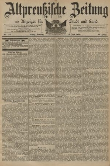 Altpreussische Zeitung, Nr. 155 Sonntag 6 Juli 1890, 42. Jahrgang