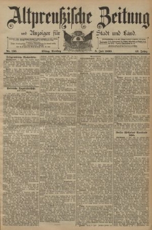 Altpreussische Zeitung, Nr. 156 Dienstag 8 Juli 1890, 42. Jahrgang