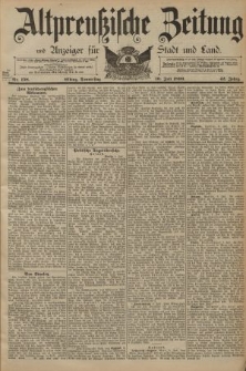 Altpreussische Zeitung, Nr. 158 Donnerstag 10 Juli 1890, 42. Jahrgang