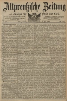Altpreussische Zeitung, Nr. 168 Dienstag 22 Juli 1890, 42. Jahrgang