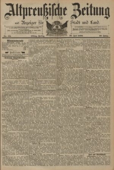 Altpreussische Zeitung, Nr. 171 Freitag 25 Juli 1890, 42. Jahrgang