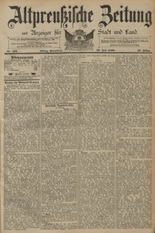 Altpreussische Zeitung, Nr. 172 Sonnabend 26 Juli 1890, 42. Jahrgang
