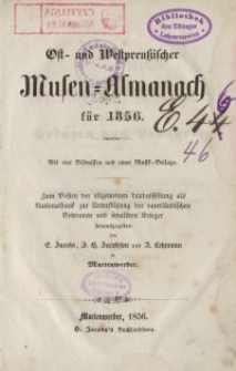 Ost- und Westpreußischer Musen-Almanach für 1856
