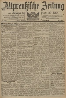 Altpreussische Zeitung, Nr. 229 Mittwoch 1 Oktober 1890, 42. Jahrgang