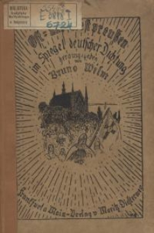 Ost- und Westpreussen im Spiegel deutscher Dichtung