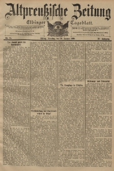 Altpreussische Zeitung, Nr. 14 Dienstag 18 Januar 1898, 50. Jahrgang