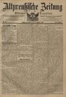 Altpreussische Zeitung, Nr. 48 Sonnabend 26 Februar 1898, 50. Jahrgang