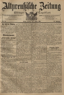Altpreussische Zeitung, Nr. 53 Freitag 4 März 1898, 50. Jahrgang