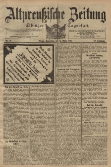 Altpreussische Zeitung, Nr. 76 Donnerstag 31 März 1898, 50. Jahrgang