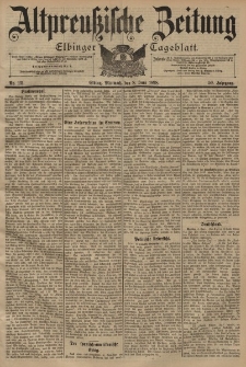 Altpreussische Zeitung, Nr. 131 Mittwoch 8 Juni 1898, 50. Jahrgang