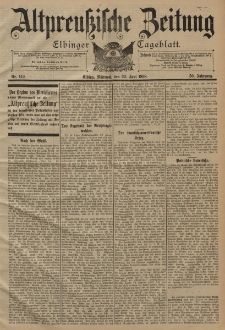 Altpreussische Zeitung, Nr. 149 Mittwoch 29 Juni 1898, 50. Jahrgang