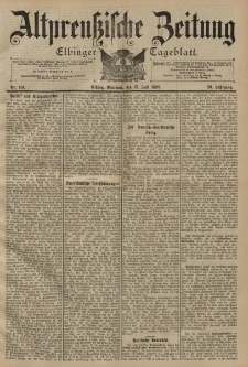Altpreussische Zeitung, Nr. 161 Mittwoch 13 Juli 1898, 50. Jahrgang