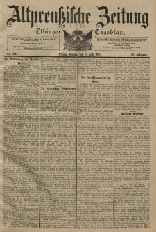 Altpreussische Zeitung, Nr. 163 Freitag 15 Juli 1898, 50. Jahrgang