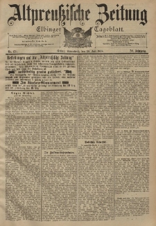 Altpreussische Zeitung, Nr. 176 Sonnabend 30 Juli 1898, 50. Jahrgang