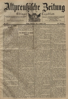 Altpreussische Zeitung, Nr. 179 Mittwoch 3 August 1898, 50. Jahrgang