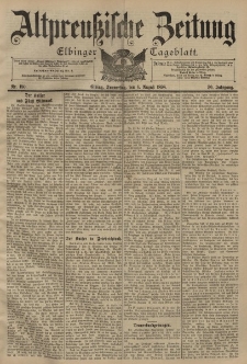 Altpreussische Zeitung, Nr. 180 Donnerstag 4 August 1898, 50. Jahrgang