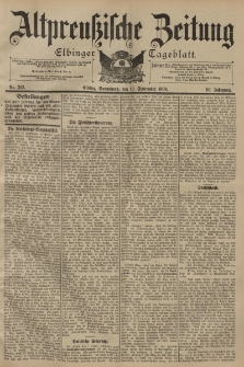 Altpreussische Zeitung, Nr. 212 Sonnabend 10 September 1898, 50. Jahrgang