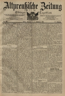 Altpreussische Zeitung, Nr. 215 Mittwoch 14 September 1898, 50. Jahrgang