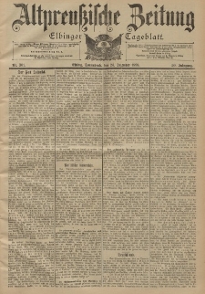 Altpreussische Zeitung, Nr. 301 Sonnabend 24 Dezember 1898, 50. Jahrgang