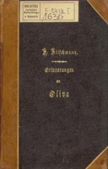 Erinnerungen an Oliva : Mehr Gefühls-als Erdbeschreibung