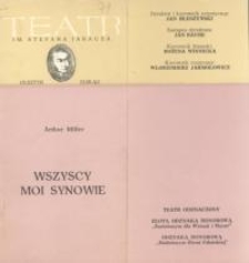 Wszyscy moi synowie (All my Sons) - program teatralny