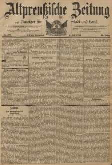 Altpreussische Zeitung, Nr. 152 Sonnabend 2 Juni 1892, 44. Jahrgang