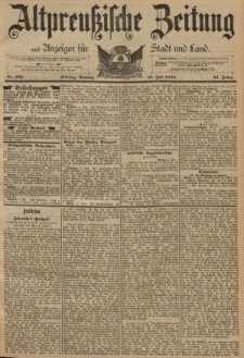 Altpreussische Zeitung, Nr. 159 Sonntag 10 Juni 1892, 44. Jahrgang