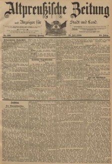 Altpreussische Zeitung, Nr. 163 Freitag 15 Juni 1892, 44. Jahrgang