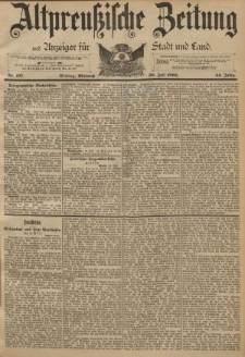 Altpreussische Zeitung, Nr. 167 Mittwoch 20 Juni 1892, 44. Jahrgang