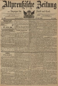 Altpreussische Zeitung, Nr. 169 Freitag 22 Juni 1892, 44. Jahrgang