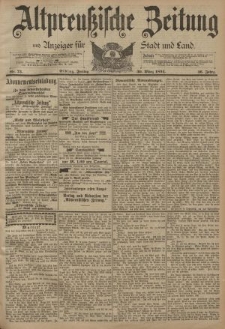 Altpreussische Zeitung, Nr. 73 Freitag 30 März 1894, 46. Jahrgang