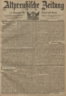 Altpreussische Zeitung, Nr. 108 Freitag 11 Mai 1894, 46. Jahrgang