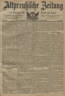 Altpreussische Zeitung, Nr. 114 Sonnabnend 19 Mai 1894, 46. Jahrgang