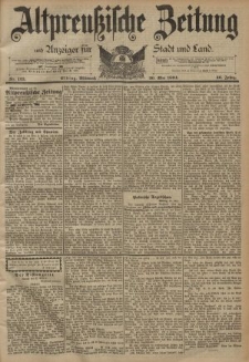 Altpreussische Zeitung, Nr. 123 Mittwoch 30 Mai 1894, 46. Jahrgang
