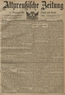 Altpreussische Zeitung, Nr. 130 Donnerstag 7 Juni 1894, 46. Jahrgang