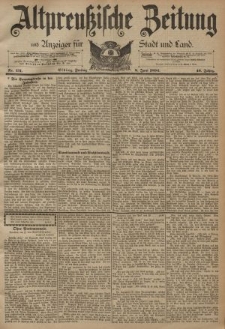 Altpreussische Zeitung, Nr. 131 Freitag 8 Juni 1894, 46. Jahrgang