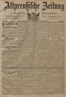 Altpreussische Zeitung, Nr. 143 Freitag 22 Juni 1894, 46. Jahrgang
