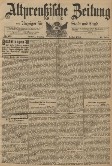 Altpreussische Zeitung, Nr. 152 Dienstag 3 Juli 1894, 46. Jahrgang