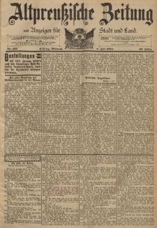 Altpreussische Zeitung, Nr. 153 Mittwoch 4 Juli 1894, 46. Jahrgang