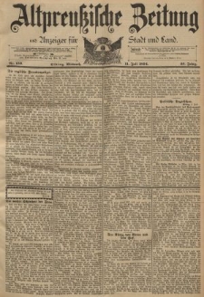 Altpreussische Zeitung, Nr. 159 Mittwoch 11 Juli 1894, 46. Jahrgang
