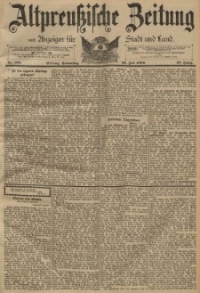 Altpreussische Zeitung, Nr. 160 Donnerstag 12 Juli 1894, 46. Jahrgang