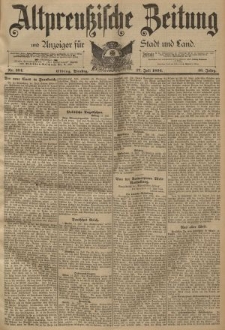 Altpreussische Zeitung, Nr. 164 Dienstag 17 Juli 1894, 46. Jahrgang