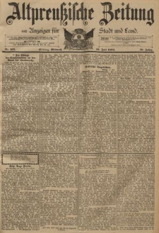 Altpreussische Zeitung, Nr. 165 Mittwoch 18 Juli 1894, 46. Jahrgang