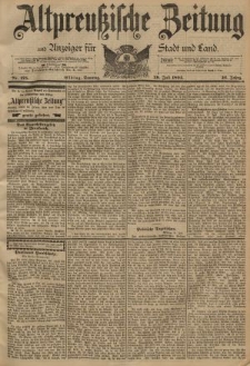 Altpreussische Zeitung, Nr. 175 Sonntag 29 Juli 1894, 46. Jahrgang