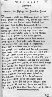 Vorwort gesprochen von einem der Z&ouml;glinge der Industrie-Hauses