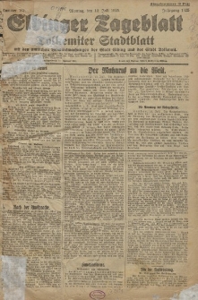 Elbinger Tageblatt, Nr. 161 Montag 13 Juli 1925