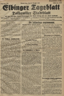 Elbinger Tageblatt, Nr. 188 Donnerstag 13 August 1925