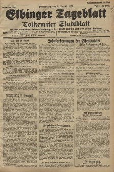 Elbinger Tageblatt, Nr. 194 Donnerstag 20 August 1925