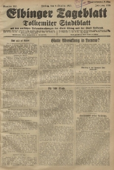 Elbinger Tageblatt, Nr. 236 Donnerstag 8 Oktober 1925